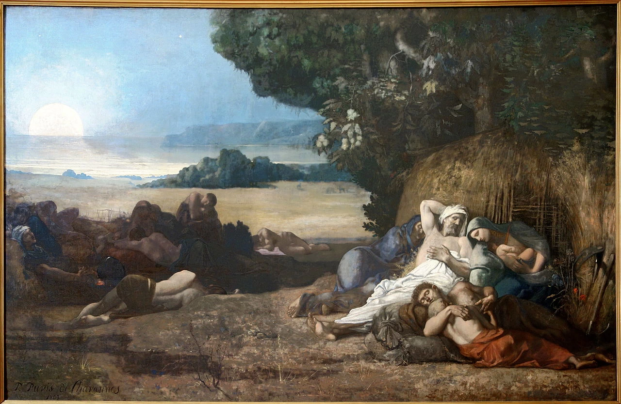Pierre Puvis de Chavannes - Il sonno, Palais des Beaux, Arts de Lille